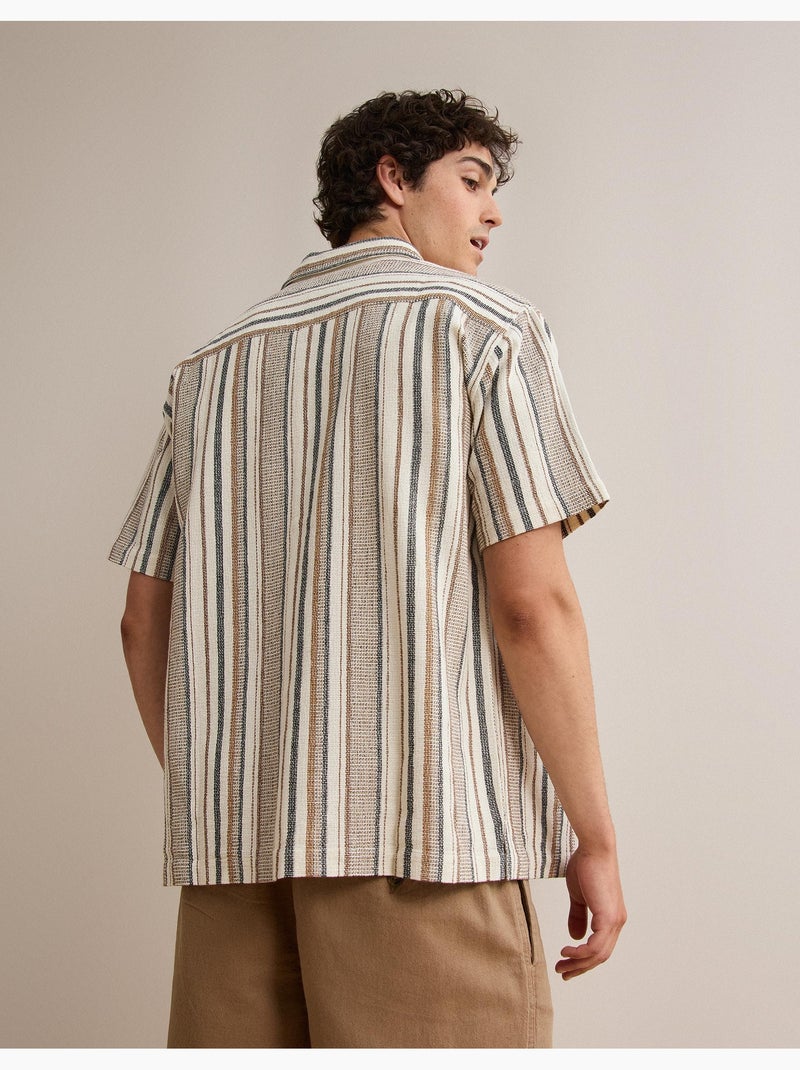 Camicia a righe, MO Fashion Beige - Kiabi
