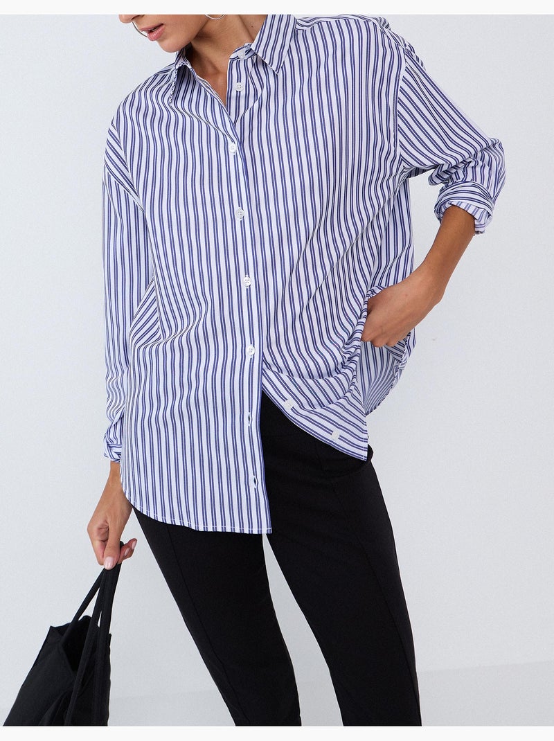 Camicia a righe, mo fashion Blu - Kiabi