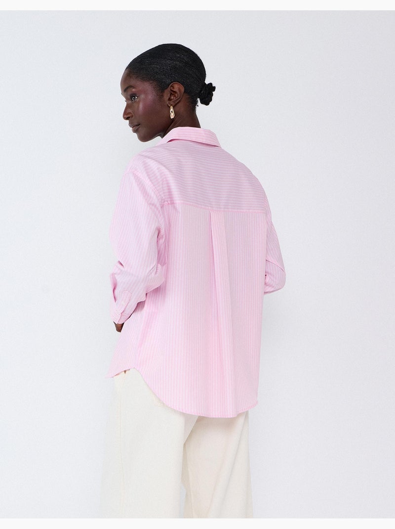 Camicia a righe, mo fashion Rosa - Kiabi