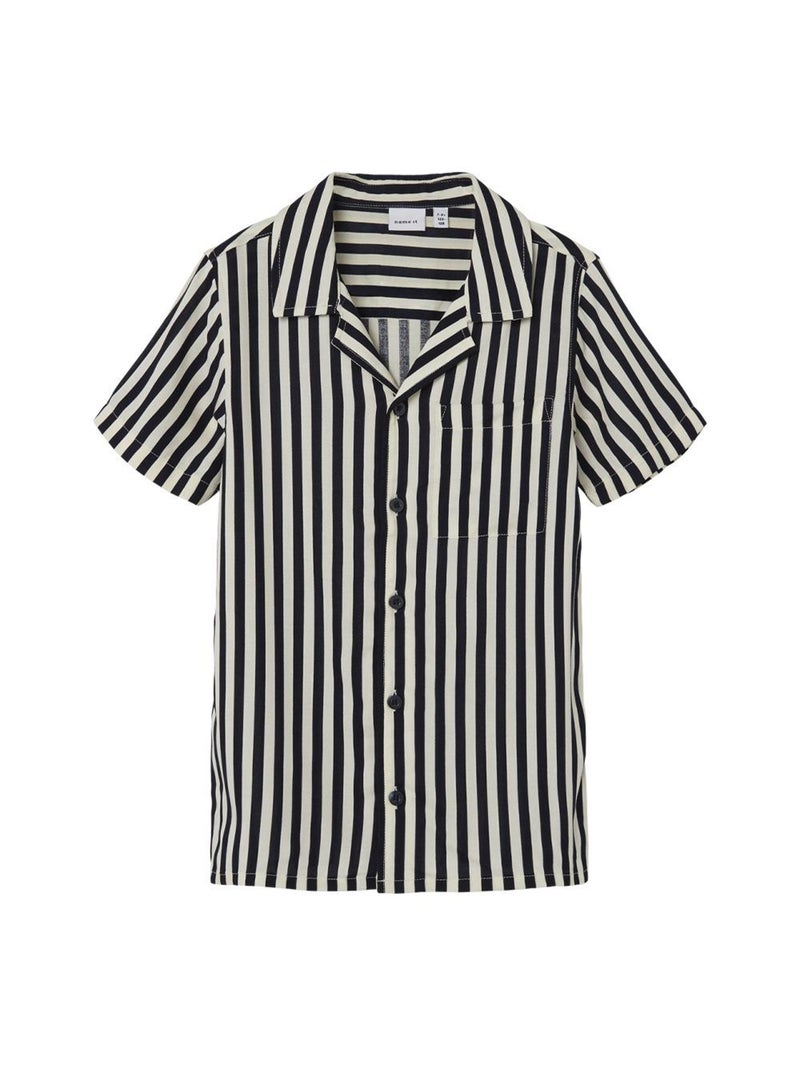 Camicia a Righe per Ragazzo Name it Nero - Kiabi