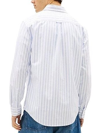 Camicia a righe regolare uomo tommy hilfiger