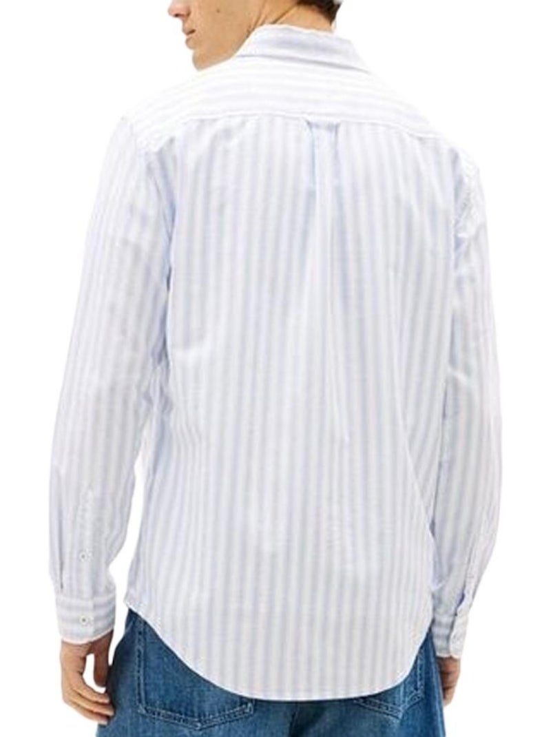 Camicia a righe regolare uomo tommy hilfiger Blu - Kiabi