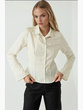 Camicia a righe slim fit hiccup