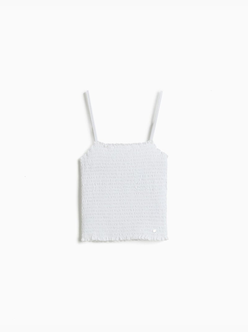 Camicia a scapo arricciato, mo fashion Bianco - Kiabi