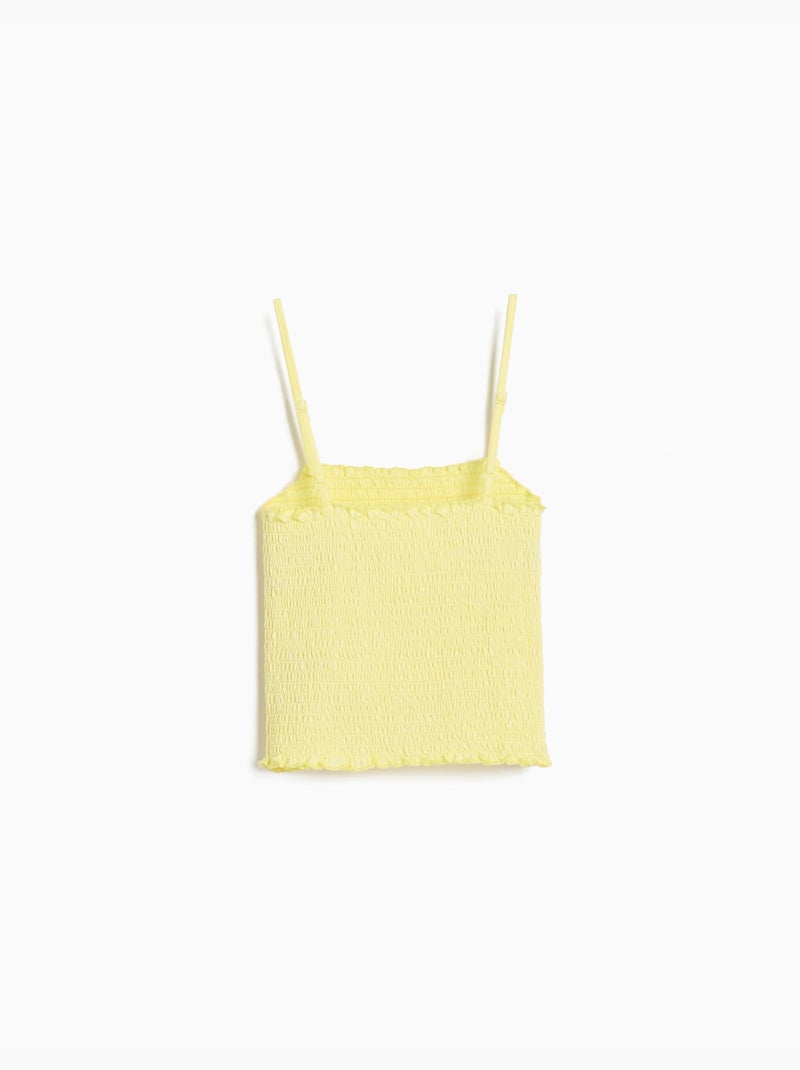 Camicia a scapo arricciato, mo fashion Giallo - Kiabi
