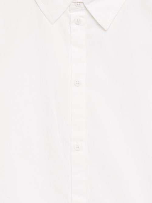 Camicia a tinta unita a maniche corte - Kiabi Camicia a tinta unita a maniche corte - Kiabi