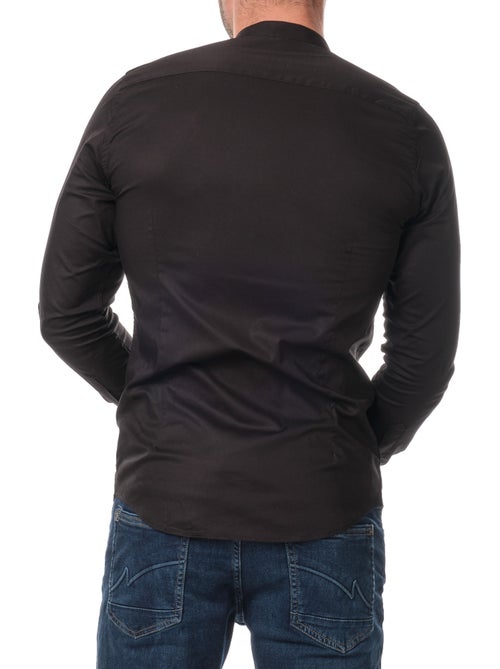 Camicia  a tinta unita con collo alla coreana - Kiabi