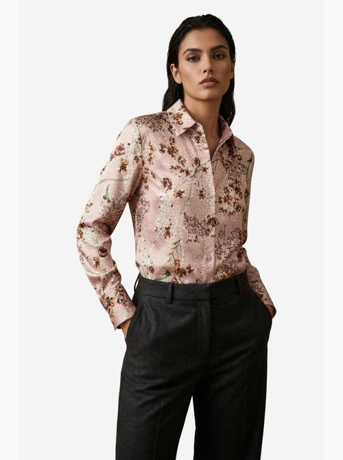 Camicia abbottonata a maniche lunghe con stampa floreale my fashion - Kiabi Camicia abbottonata a maniche lunghe con stampa floreale my fashion - Kiabi