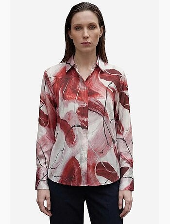 Camicia abbottonata con stampa astratta my fashion