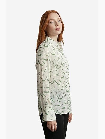 Camicia abbottonata con stampa astratta my fashion