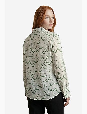 Camicia abbottonata con stampa astratta my fashion