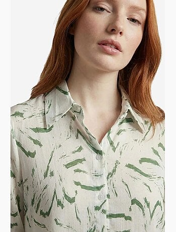 Camicia abbottonata con stampa astratta my fashion