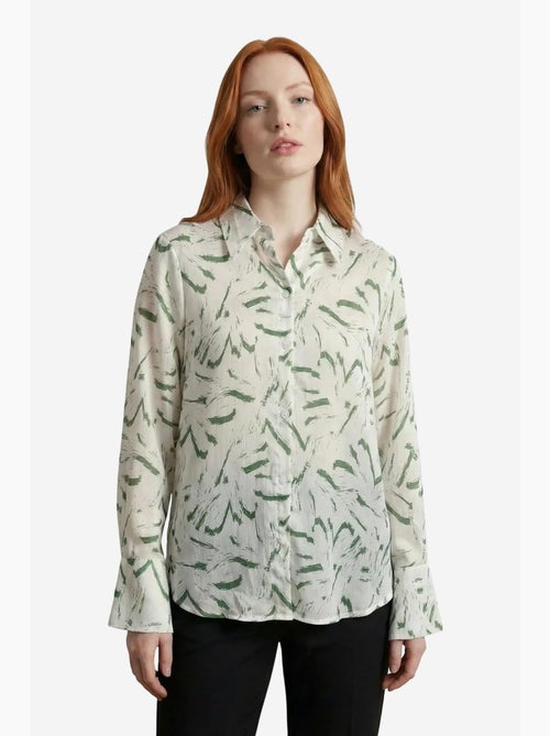 Camicia abbottonata con stampa astratta my fashion - Kiabi Camicia abbottonata con stampa astratta my fashion - Kiabi