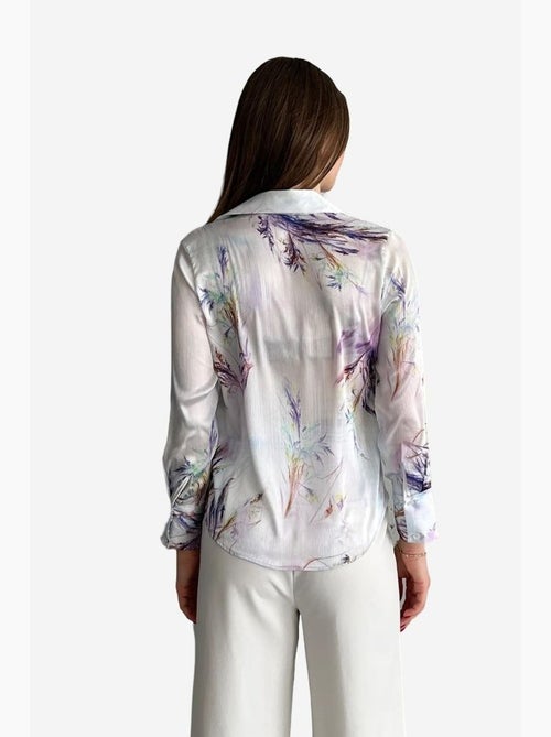 Camicia abbottonata con stampa astratta testurizzata my fashion - Kiabi