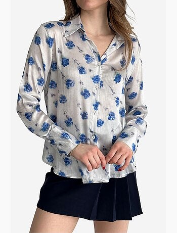 Camicia abbottonata con stampa floreale my fashion