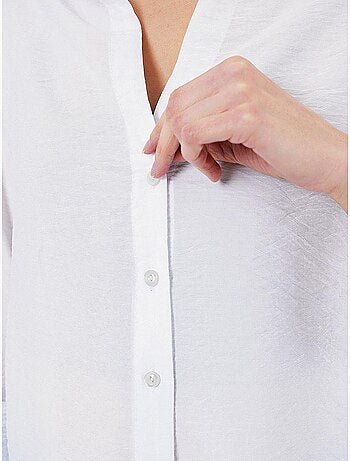 Camicia abbottonata in tessuto intrecciato testurizzato bdart