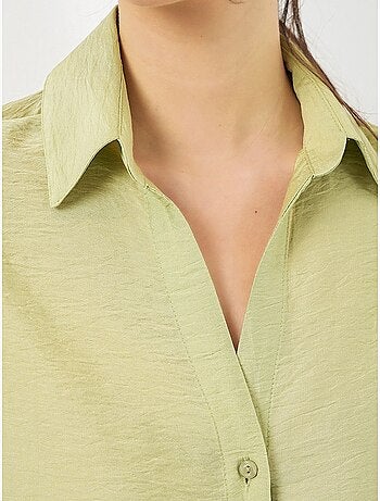 Camicia abbottonata in tessuto intrecciato testurizzato bdart