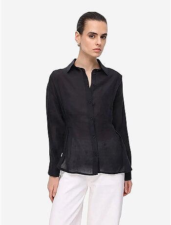 Camicia abbottonata testurizzata aderente mixray