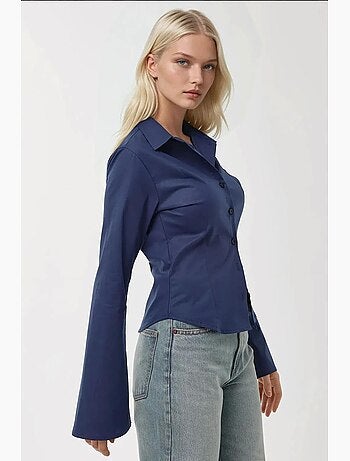 Camicia aderente a maniche lunghe hiccup