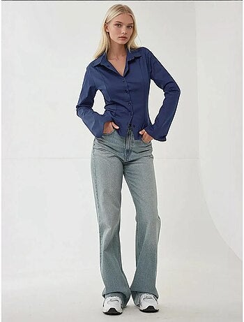 Camicia aderente a maniche lunghe hiccup