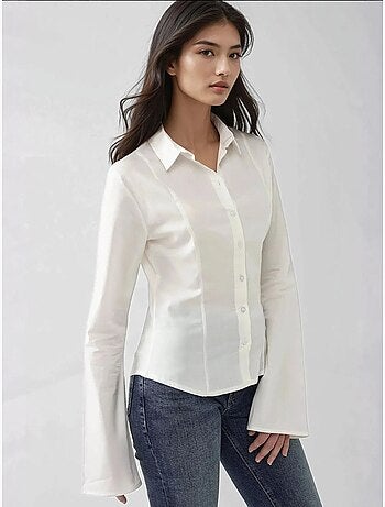 Camicia aderente a maniche lunghe hiccup
