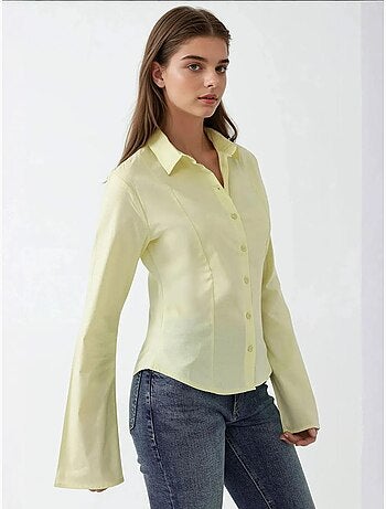 Camicia aderente a maniche lunghe hiccup