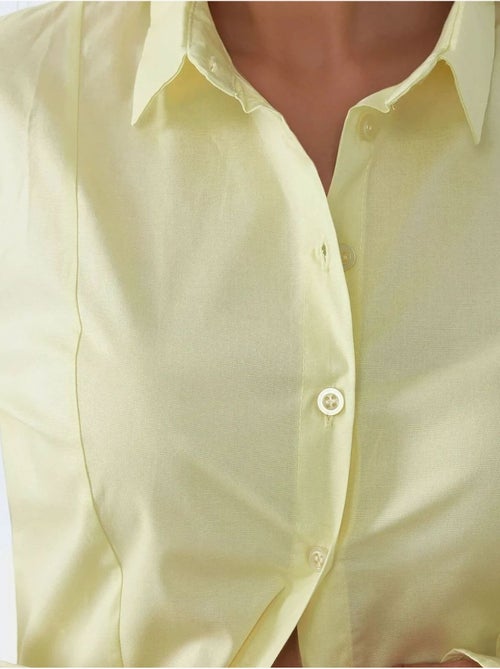 Camicia aderente a maniche lunghe hiccup - Kiabi Camicia aderente a maniche lunghe hiccup - Kiabi
