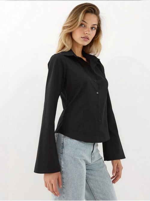 Camicia aderente a maniche lunghe hiccup - Kiabi