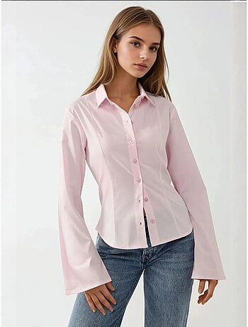 Camicia aderente a maniche lunghe hiccup