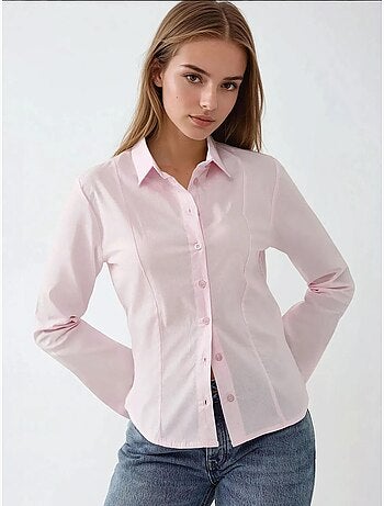 Camicia aderente a maniche lunghe hiccup