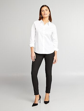 Camicia effetto fit collo italiano