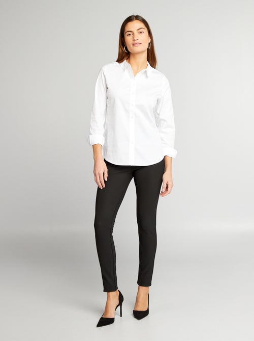 Camicia aderente con collo all'italiana - Kiabi Camicia aderente con collo all'italiana - Kiabi