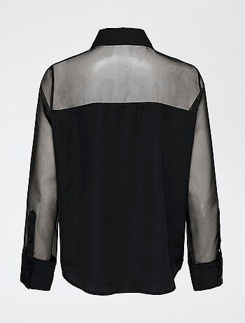 Camicia alta trasparente 'JDY'
