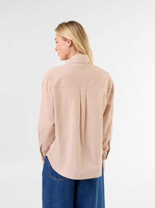 Camicia ampia a maniche lunghe e collo lavallière - Kiabi
