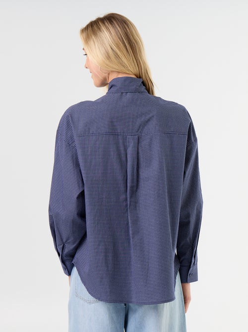 Camicia ampia a maniche lunghe e collo lavallière - Kiabi