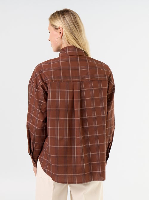 Camicia ampia a maniche lunghe e collo lavallière - Kiabi