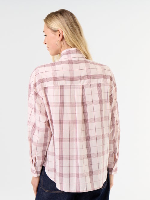 Camicia ampia a maniche lunghe e collo lavallière - Kiabi
