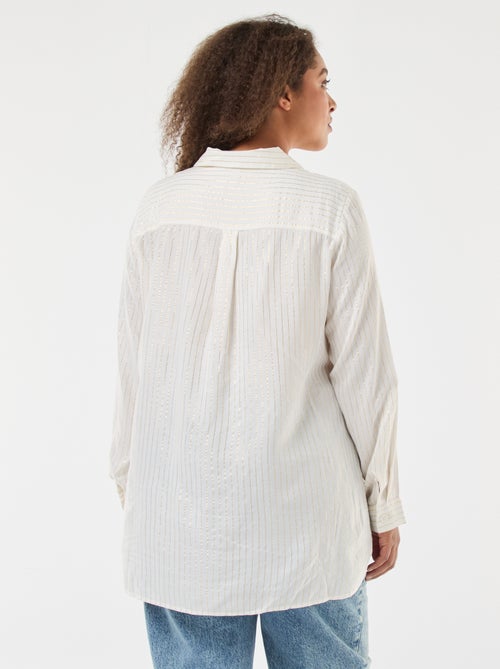 Camicia ampia a righe 'Veromodacu' - Kiabi