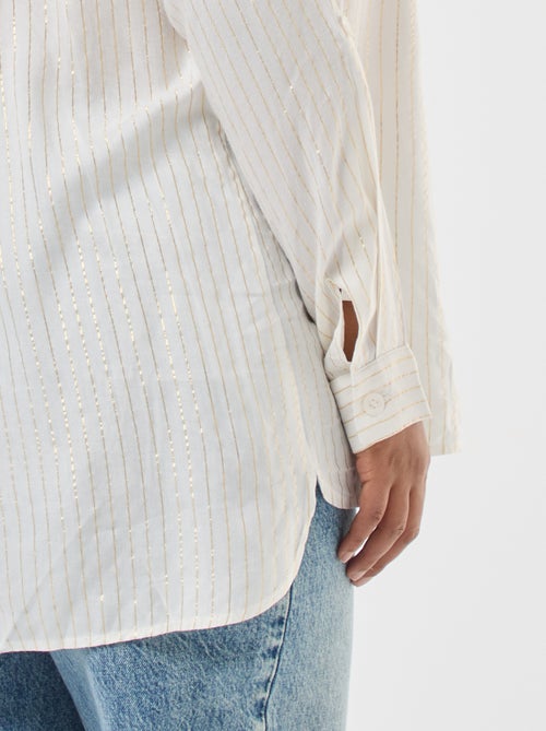 Camicia ampia a righe 'Veromodacu' - Kiabi