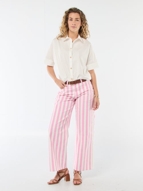 Camicia ampia con bottoni a stella - Kiabi