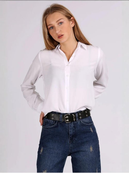 Camicia basic abbottonata bdart - Kiabi Camicia basic abbottonata bdart - Kiabi