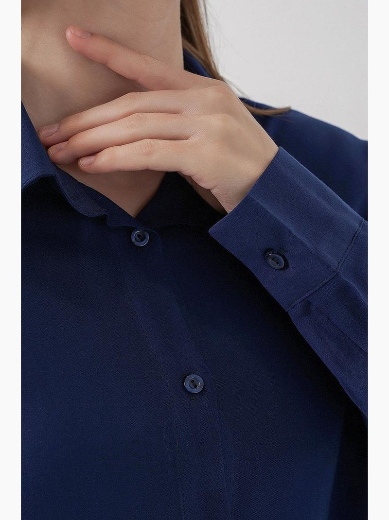 Camicia basic abbottonata bdart Blu marino - Kiabi