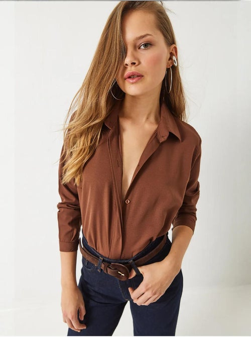 Camicia basic regular fit lucci - Kiabi Camicia basic regular fit lucci - Kiabi