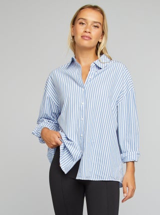 Camicia basica in popeline