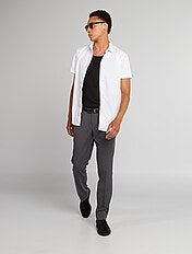 camicie bianche maniche corte
