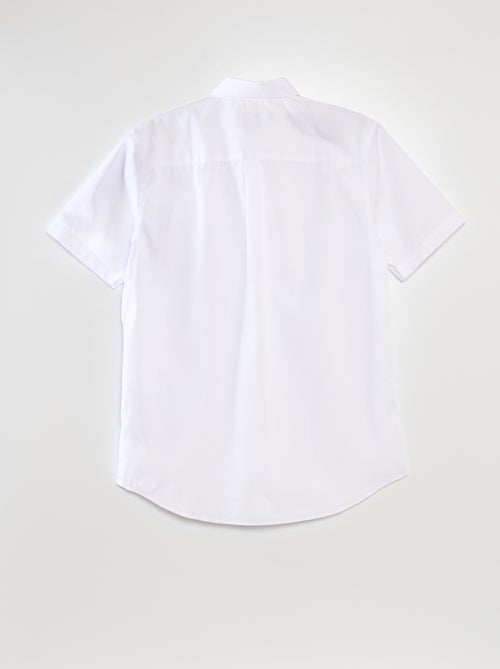 Camicia bianca a maniche corte - Kiabi
