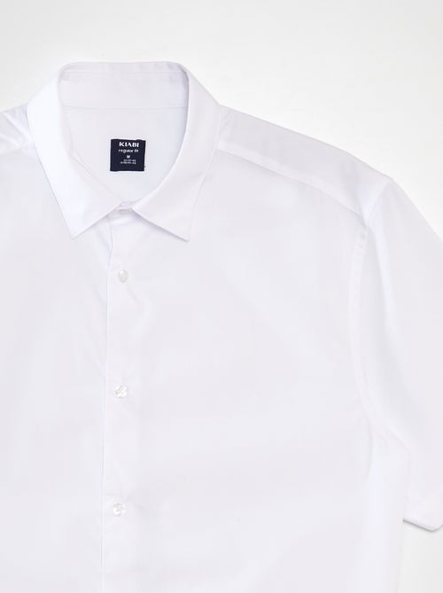 Camicia bianca a maniche corte - Kiabi