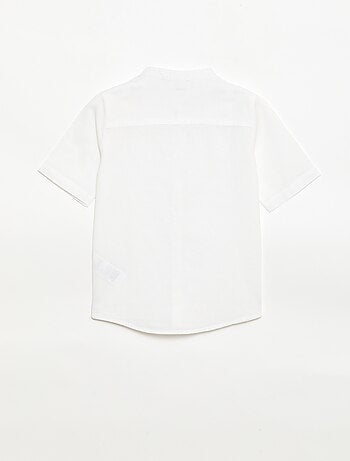 Camicia bianca in cotone