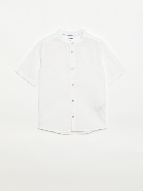 Camicia bianca in cotone - Kiabi