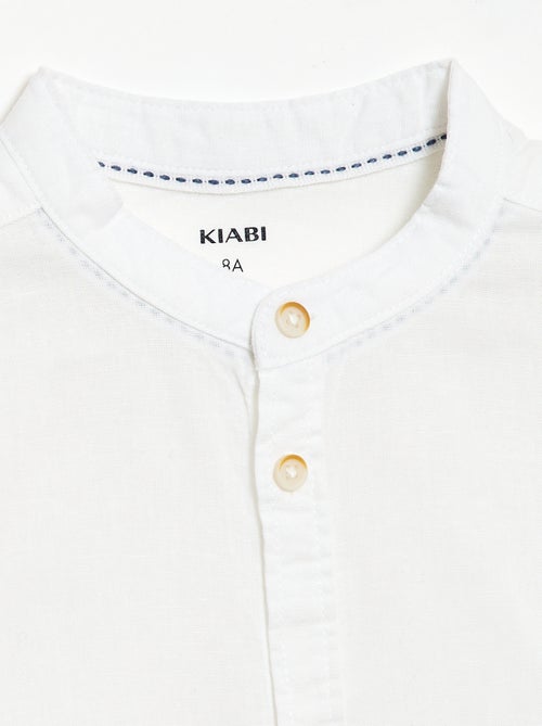 Camicia bianca in cotone - Kiabi